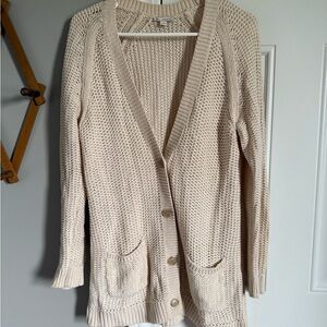 GAP Women's Beige Knit Cardigan